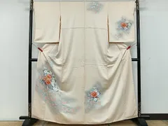 平和屋着物■訪問着　友禅　吉祥花文　暈し染め　正絹　逸品　CAAS6062kb