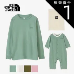 種類1：(DS)ダークセージ/F ザ・ノース・フェイス ベビー 大人 セット THE NORTH FACE NTM82301 CR L-TEE /ROM SET CR ロングスリーブティーアンドベビーロンパースセット ユニセックス ロンT 親子ペアルック 出産