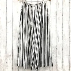 【 GLOBAL WORK 】グローバルワーク ストライプ柄ガウチョパンツ フリーサイズ