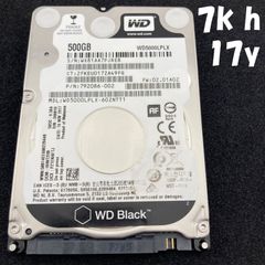 WD Black 500GB 2.5" 7mm SATA HDD | 7k h / y17 |  / WD5000LPLX-60ZNTT1 / wd black【943】