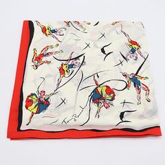 d*2様 【値下げ】希少！LOUIS VUITTON 絵の具柄シルクスカーフ - メルカリ