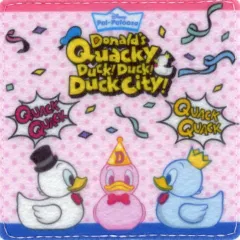 【中古】コースター クワッキーダック(ピンク) スーベニアコースター 「ディズニー・パルパルーザ ドナルドのクワッキー・ダック!ダック!ダックシティ!」 東京ディズニーランド限定 ドリンク注文特典