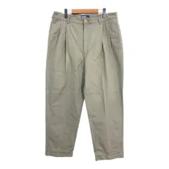 Polo Ralph Lauren ポロチノ　ノータック　オリーブ 90s Polo Ralph Lauren 2 Tuck Chino Pants オリーブ W36×L30