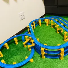 3段レイヤーループ 洗浄済 匿名配送 プラレール コースセット レイアウト