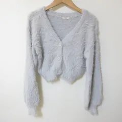 D395　Mystic　ミスティック　グレー　カーディガン　ニット　F