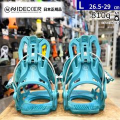 24-25 NIDECKER FLOW NEXUS FUSION カラー:AQUA Lサイズ ナイデッカー メンズ スノーボード バインディング 日本正規品