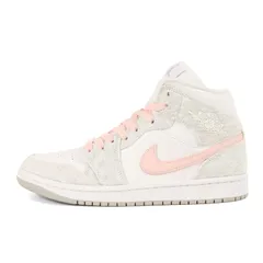 【美品】NIKE ナイキ サイズ:WMNS US7(24.0cm) | WMNS AIR JORDAN 1 MID SE (DN4045-001) | ウィメンズ エア ジョーダン 1 ミッド | ライトアイアン アトモスフィア【メンズ】【中古】