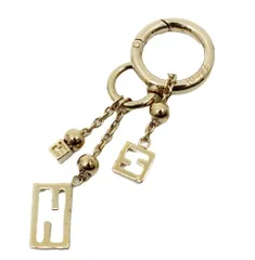 フェンディ チャーム ゴールド金具  キーリング キーホルダー フック ロゴ FF