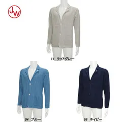 JWO ジェイダブリュオー メンズ 春夏 ブークレーシャドー ストライプ ニットジャケット 41-4211110ss