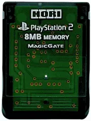 【中古】PS2ハード Playstation2 専用メモリーカード(8MB)クリアグレー