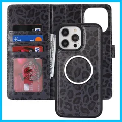【新着商品】Magsafe対応ワイヤレス充電 iPhone15 Pro 2in1分離式 Pro 背面カバー 携帯カバー 手作り ケース手帳型 PUレザー+TPU 財布型カバー マグネット 15 取り外し自由 両用2way 小銭入れ札入れ iPhone カード収