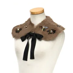 ミュベール MUVEIL フォックスリアルファー ティペット 未使用に近い