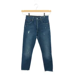 LEVI`S リーバイス ダメージ加工デニム サイズ:W24L26  29502-0012   ブルー レディース / 240001166930