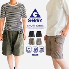 【新品】 gerry ショートパンツ メンズ 膝上 短パン レディース ガーデニング ギア クライミング 接触冷感 ドライ uv 春 夏 ベージュ カーキ グレー ブラック 黒 大きいサイズ クライミングパンツ