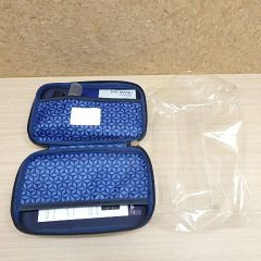 GLOBE TROTTER ネイビー ポーチ ANA 国際線ビジネスクラスアメニティ