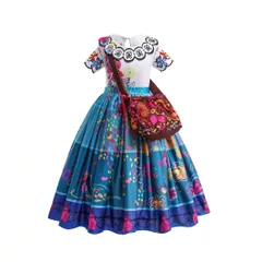 コスプレ ドレス ミラベル 魔法の家 プリンセス 子供用 ハロウィン 仮装 演出服 M250801-12