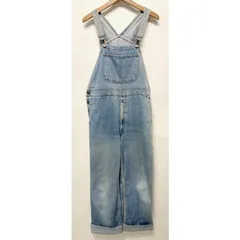 Levi’s　オーバーオール　デニム　無地　オレンジタブ　スモールe　アメカジ　キッズ　古着