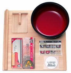 未使用】豊稔企販 普及型麺打ちセット（大）A-1260 DVD付き そば打ち