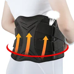 腰 サポーター スポーツ用 コルセット 腰痛 ベルト メッシュ 6本のボーン+2本スプリングバー搭載 ズし落ちしない 強力 固定 夏用 薄型 加圧 腰痛改善