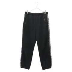 MONCLER (モンクレール) ×FRAGMENT HIROSHI FUJIWARA 7MONCLER 幾何学サイドステッチトラックパンツ F209U8H70010 899A1 ブラックのサムネイル