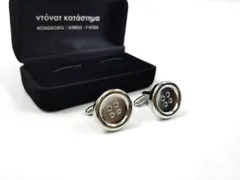 ボタン風 カフスボタン シンプル シルバー 丸 サークル フォーマル レトロ パーティー 面白 結婚式 付け方 ビジネス 使い方 女性 おしゃれ 意味 シャツ コスプレ カフリンクス カフボタン セット カウスボタン レディース コスプレ