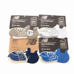 ニューバランス NEW BALANCE 靴下 ソックス 4点セット おまとめ マルチカラー 23～25cm