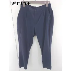 ◇ URBAN RESEARCH ROSSO ストライプ テーパードパンツ サイズ L ネイビー レディース  【中古】 【1110190002797】