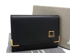 ■新品同様■ dunhill ダンヒル コンフィデンシャル レザー コインケース コインパース 小銭入れ 財布 ウォレット ブラック系 BQ0826