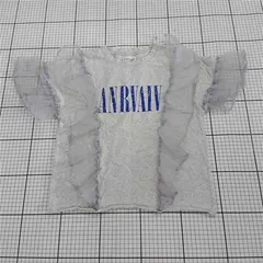 ◇ Θ CIAOPANIC TYPY チャオパニックティピー フリル 半袖 Tシャツ カットソー サイズ130-140 グレー系 キッズ 子供服 E  【1508260057097】