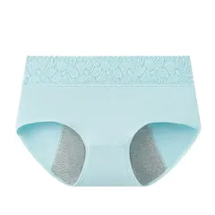 サニタリー 生理 ショーツ 多い日 ナイト コットン さらさら ストレッチ しっかり 通気性 透湿性 防水性 スタンダード レース 大きいサイズ 安心 rss-006