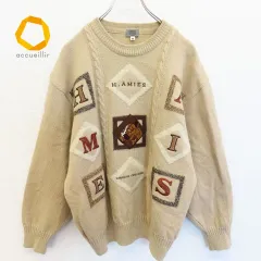 ハーディエイミス HARDYAMIES ニット セーター ロゴ 犬 w850319のサムネイル