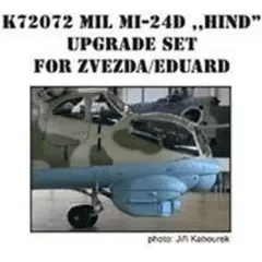 【中古】プラモデル 1/72 Mi-24D ハインド アップグレードセット (ズべズダ用) ディティールアップパーツ [MHZK72072]