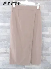 ◇ SENSE OF PLACE by URBAN RESEARCH 膝下丈 タイト スカート サイズM ピンクブラウン系 レディース 【中古】 【1104050006308】