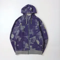 PUMA プーマ フルジップパーカー スウェット 裏起毛 ウサインボルト パープル×グレー L　B202507