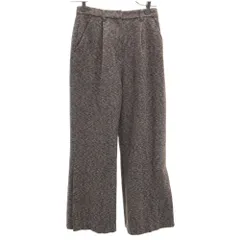 ビームスハート スラックスパンツ S ブラウン BEAMS HEART レディース