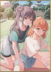 【中古】紙製品 花帆＆梢 A6ミニ色紙 「くじ引き堂 ラブライブ!蓮ノ空女学院スクールアイドルクラブ オンラインくじ Ver.LoveLive!Days5周年～蓮ノ空～」 D-10賞