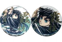 [중고] 배지 · 빈즈 전 2 종 세트 호일 푸시 57mm 캔 배지 [귀멸의 칼날 대장장이의 사토 편 · 기둥 연고 편 카스미 기로 토시 무이치로 막간 화집 표지 일러스트 WEBSHOP 복권] E상 C105 상품
