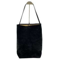 THE ROW ザロウ LARGE N/S PARK TOTE ラージ スウェード パーク トートバッグ カーフレザー ブラック 正規品 / 40267