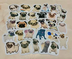 パグのフレークシール㉗