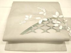 週末セール❤️新品未使用 正絹 夏名古屋帯 紗絽 疋田 千鳥 柳 - メルカリ