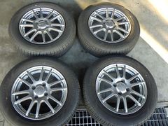 239-143　weds VELVA　アルミホイール＆ラジアルタイヤ　175/65R14　2021年　4本セット