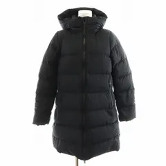 ザノースフェイス THE NORTH FACE ウィンドストッパーダウンシェルコート ロング丈 フード アウター S 黒 ブラック NDW91964 /AN31のサムネイル