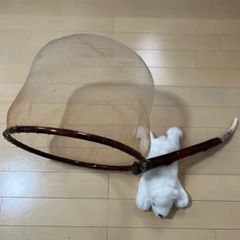 新作　鮎/渓流タモ 3mm目'訳あり'手すき網付(径33クラス)No.43335AB