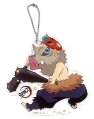 【中古】雑貨 嘴平伊之助 「鬼滅の刃 節分イベント 節分描き下ろしランダムアクリルチャーム」