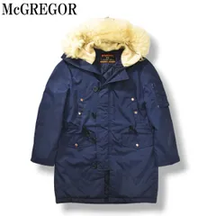 【希少】 80s90sヴィンテージ マクレガー McGREGOR N-3B フライトジャケット タツノオトシゴタグ アウター コート ミリタリー アメカジ L ネイビー メンズ