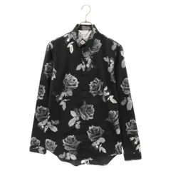 Dior HOMME (ディオールオム) 16AW ローズ総柄 長袖シャツ ブラック 433C529A3817のサムネイル