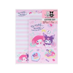 【メール便】マイメロディ＆クロミ お手紙セット レターセット サンリオ サンスター文具 便箋＆封筒 キャラクター グッズ 