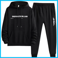 【数量限定】スポーツ カジュアル 部屋着 無地 運動着 ランニングウェア スポーツウェア アウター トレーニングウェア 長袖 ズボン ゆったり セットアップ パーカー スウェット 大きいサイズ 冬 秋 春 上下セット メンズ ジャージ [シュアナウ]