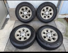 トヨタ 純正 215/70R15 6J+30 15インチ タイヤホイール 4本