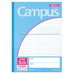 （まとめ買い）コクヨ キャンパスノート 用途別 セミB5 5mm方眼10mm実線 青 ノ-30S10-5B 【10冊セット】